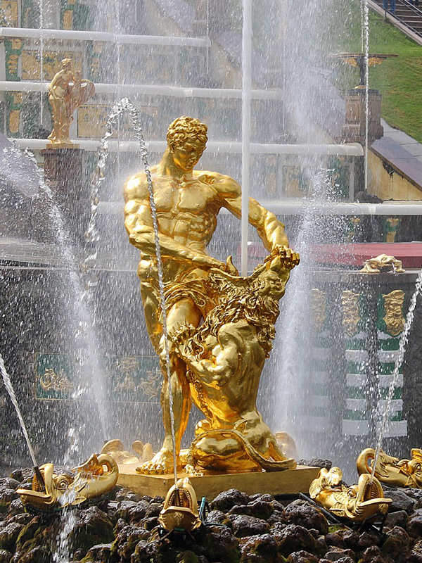 Résidence de Peterhof à Saint-Pétersbourg, Russie