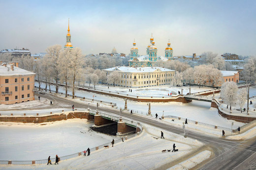 St Petersburg in winter
