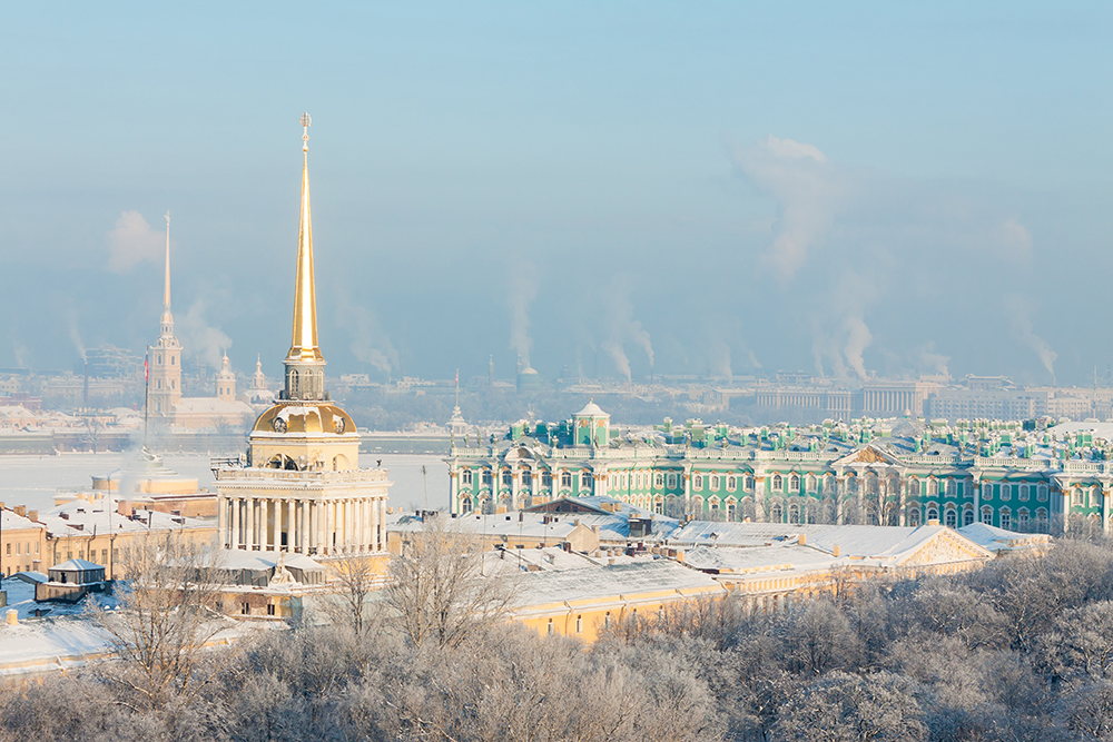 St Petersburg in winter
